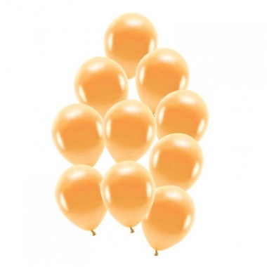 Balony pastelowe pomarańczowe 30cm - 10 sztuk
