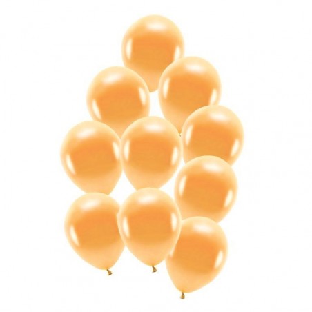 Balony pastelowe pomarańczowe 30cm - 10 sztuk