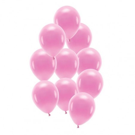 Balony pastelowe fuksjowe 30cm - 10 sztuk