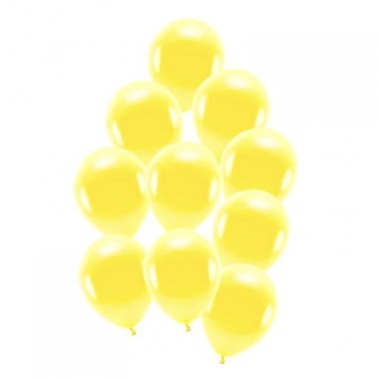Balony pastelowe cytrynowe 30cm - 10 sztuk