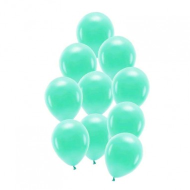 Balony pastelowe miętowo-zielone 30cm - 10 sztuk