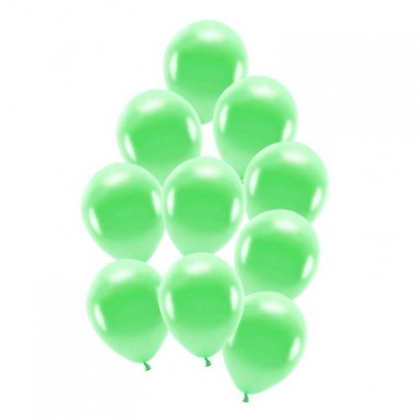 Balony pastelowe jasnozielone 30cm - 10 sztuk