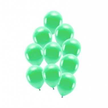 Balony pastelowe zielone 23cm - 10 sztuk