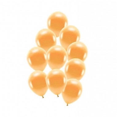 Balony pastelowe pomarańczowe 23cm - 10 sztuk