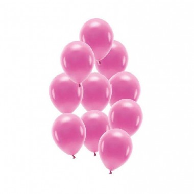 Balony pastelowe ciemnoróżowe 23cm - 10 sztuk