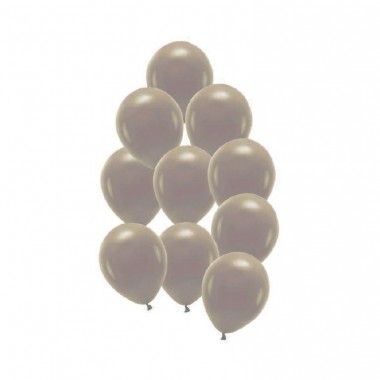 Balony pastelowe kawowe 23cm - 10 sztuk