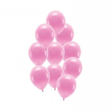 Balony pastelowe fuksjowe 23cm - 10 sztuk