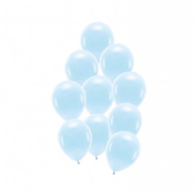Balony pastelowe jasnoniebieskie 23cm - 10 sztuk