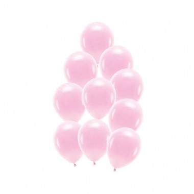 Balony pastelowe różowe 23cm - 10 sztuk