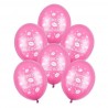 Balony różowe Wieczór Paniński - 6 sztuk