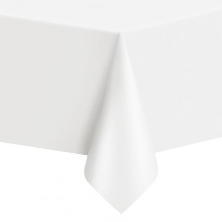 Obrus foliowy - biały 137x274 cm