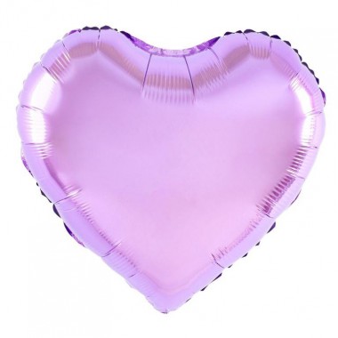 Balon foliowy serce - jasno fioletowy