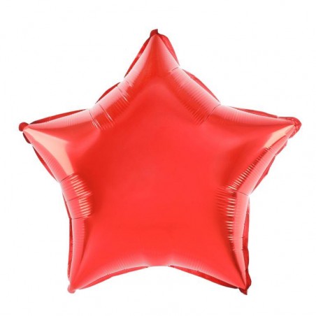 Balon foliowy gwiazda - czerwona