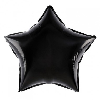 Balon foliowy gwiazda - czarna