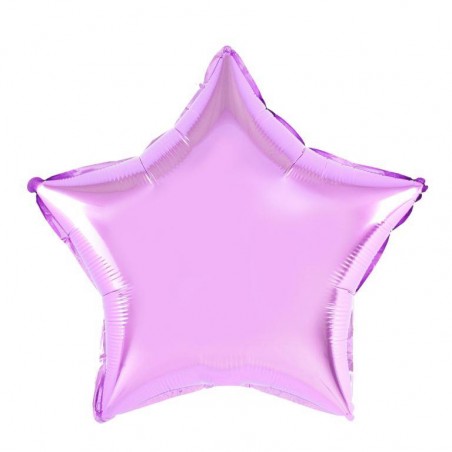 Balon foliowy gwiazda - jasnofioletowa