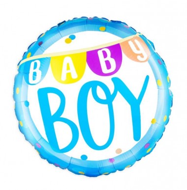 Balon foliowy 45cm - Baby Boy