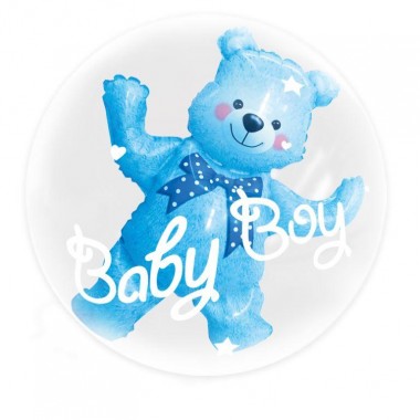 Balon foliowy - Baby Boy Miś