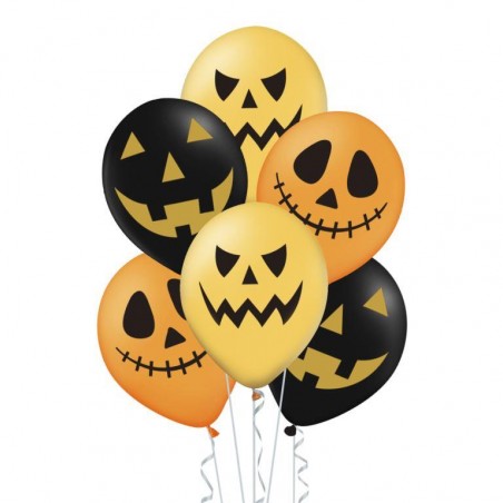 Balony Halloween 30 cm - 6 sztuk