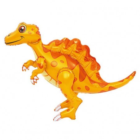Balon foliowy 3D spinozaur pomarańczowy 75cm x 60cm
