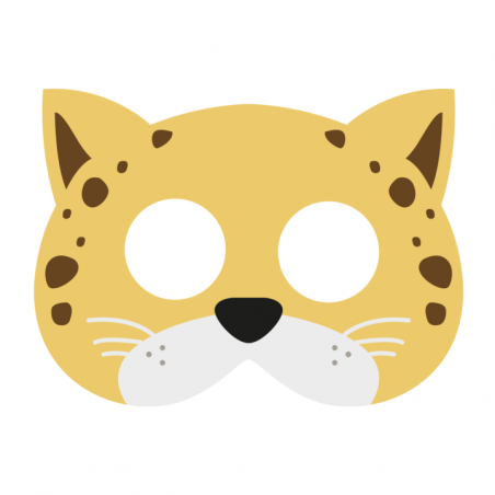 Maska filcowa Gepard - 1 sztuka