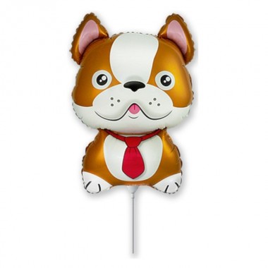 Balon foliowy Pies Bulldog -  35 cm