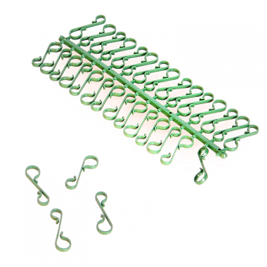 Haczyki plastikowe do ozdób - 30 sztuk