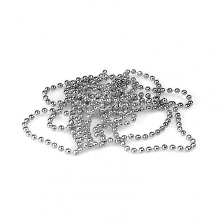 Łańcuch perełki srebrny - 4 mm