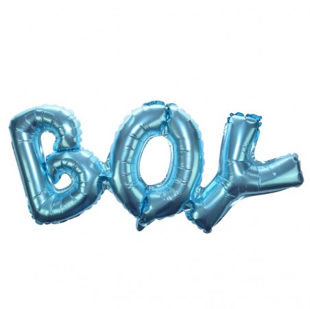 Balon foliowy BOY - niebieski