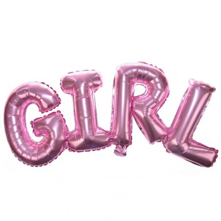 Balon foliowy GIRL - różowy