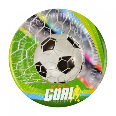 Talerzyki papierowe Gol 18 cm - 8 sztuk