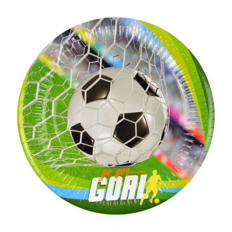 Talerzyki papierowe Gol 18 cm - 8 sztuk