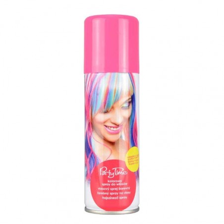 Kolorowy spray do włosów - różowy